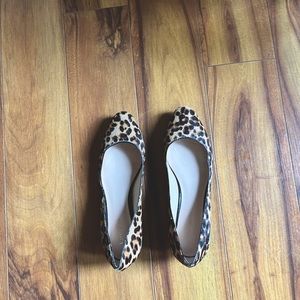 Kate Spade Leopard Print wedge/heel